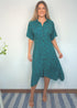 Dress The Midi Fitted Shirt Dress - Jade Jungle dubai outfit dress brunch fashion mums